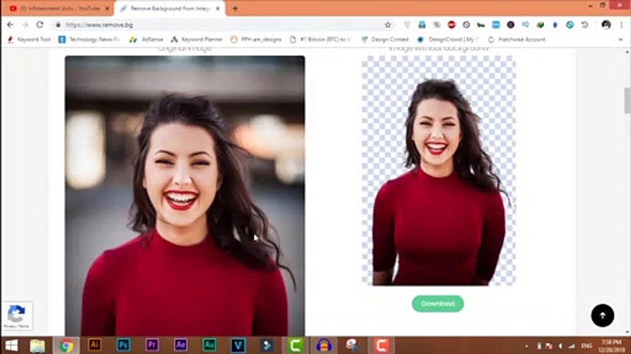 Tips & Tricks - Remove Image Background Within 5 Seconds | One Click Solution | Infotainment Urdu |