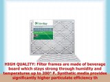 FilterBuy 14x30x1 MERV 13 Pleated AC Furnace Air Filter Pack of 2 Filters 14x30x1