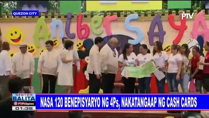 Nasa 120 benepisyaryo ng 4Ps, nakatanggap ng cash cards