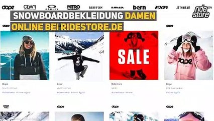 Snowboardbekleidung Damen online bei Ridestore