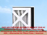 AIRx Filters Allergy 145x27x5 Air Filter MERV 11 AC Furnace Pleated Air Filter