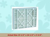 16x25x4 155x245x375 MERV 13 Aftermarket White Rodgers Replacement Filter 2 Pack