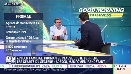 Proman affiche une croissance 2 à 3 fois supérieure à celle du marché de l'intérim - 25/01