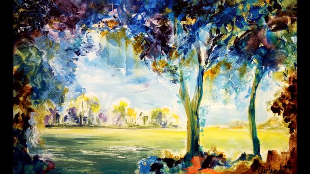 MON REVE FAMILIER - Poème de Paul Verlaine - Diction Georges Rouffineau - Peinture Daniel Galandat - Musique Michel Allain