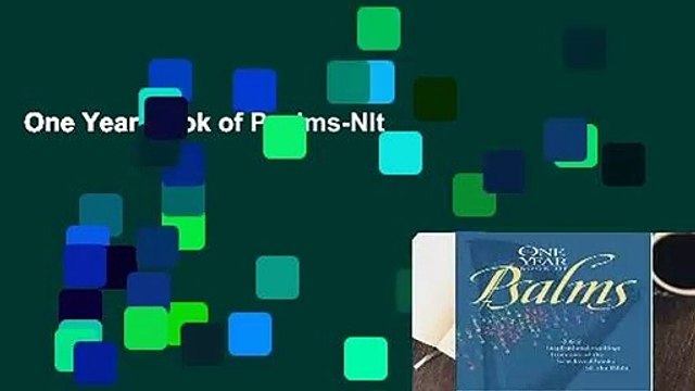 One Year Book of Psalms-Nlt