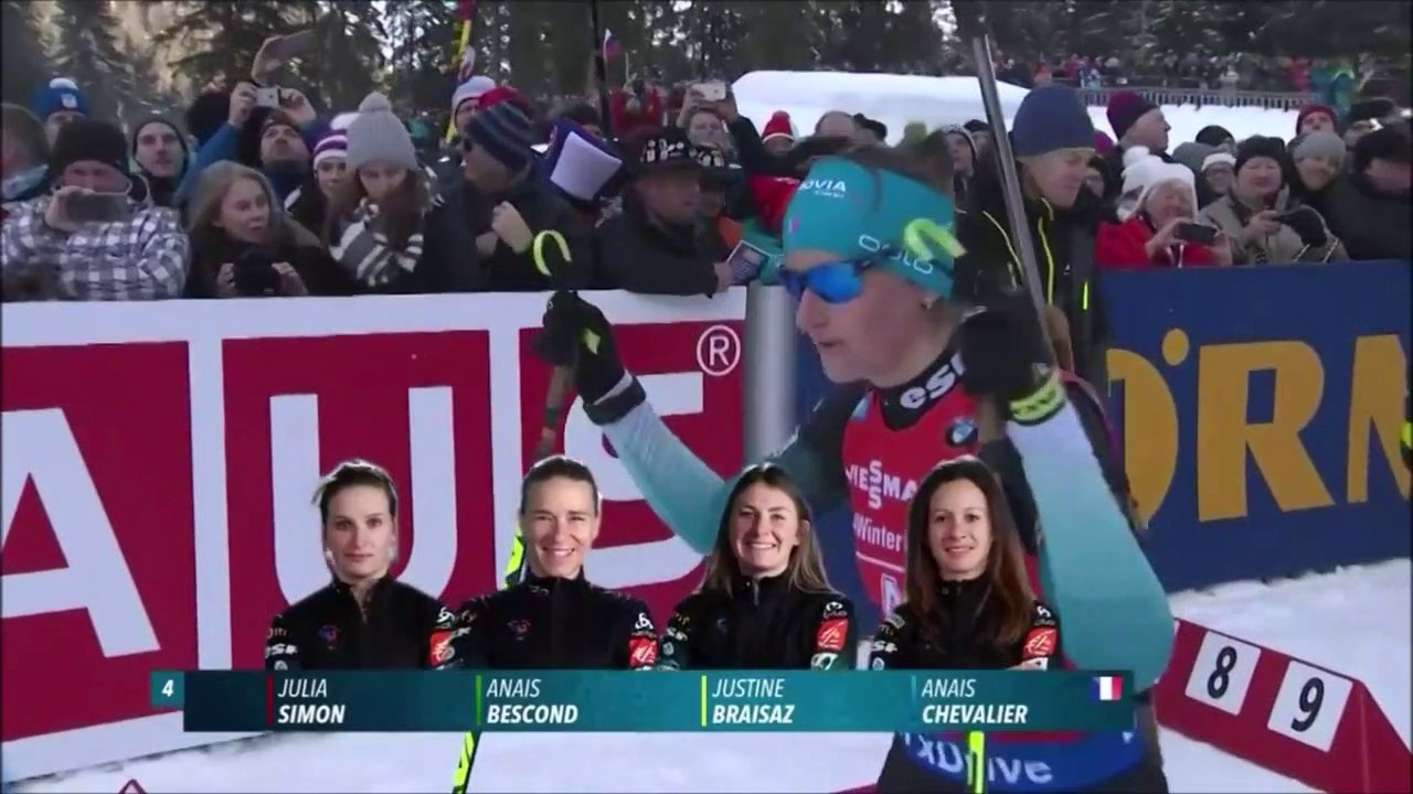 CdM biathlon - relais F de Ruhpolding, 19 janvier 2019 (partie 1 sur 2)