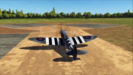 DCS World : Spitfire - Landing & taxi Normandy 1944 Map