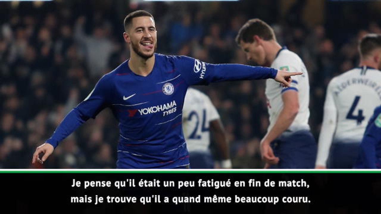 League Cup - Sarri congratule "un fantastique et magnifique Hazard"