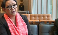 Menteri Luar Negeri, Retno Marsudi Dorong Pemberdayaan Perempuan di Area Konflik