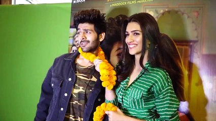 Kartik & Kriti have fun with journos | Luka Chuppi