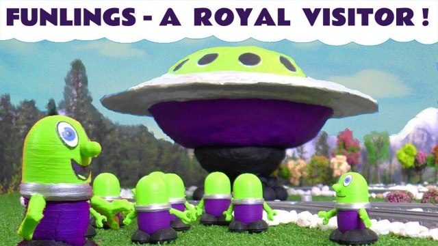 King Funling arrives with Thomas and Friends as The Joker from DC Comics Superheroes Pranks and toy trains crash, is he impressed, or will Marvel Avengers Hulk rescue? A Family Friendly Full Episode English Story for kids