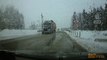 En Russie, un train est venu percuter un camion bloqué sur un passage à niveau