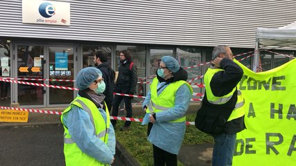 Cgt et Gilets jaunes à Pôle emploi