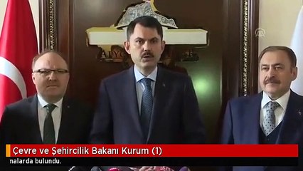 Çevre ve Şehircilik Bakanı Kurum (1)