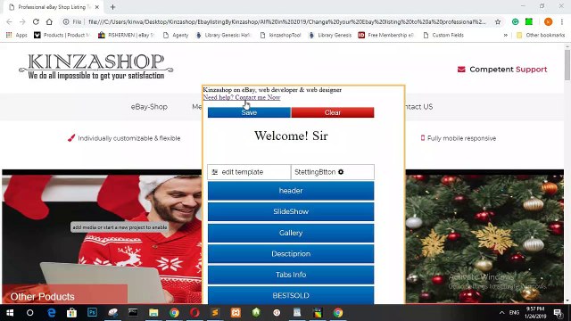 ebay template listing Start selling at eBay as a pro Buy it now > 100% Responsive > SEO optimized
