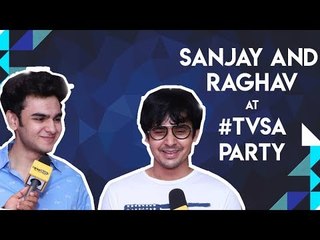 Sanjay and Raghav at the TV-Video Summit and Awards Party