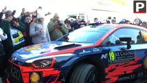 Rallye Monte-Carlo : Sébastien Loeb de retour au paddock après sa victoire sur la 4e spéciale