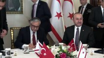 Dışişleri Bakanı Çavuşoğlu, KKTC'de siyasi parti liderleriyle buluştu - LEFKOŞA
