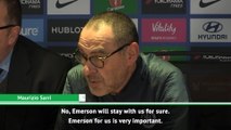 Emerson not for sale and important for us - Sarri