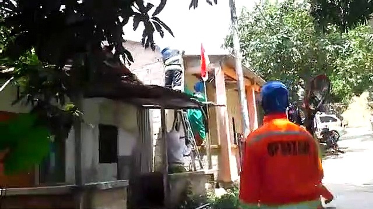PBK BP Batam Eksekusi Sarang Tawon Di PERUM BIDA KSB Punggur