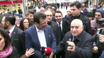 CHP’nin İstanbul Adayı İmamoğlu’ndan Bahçelievler esnafına ziyaret
