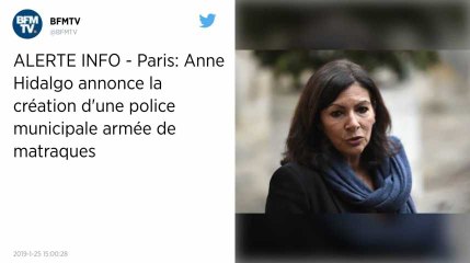 Paris. Anne Hidalgo crée une police municipale armée de matraques