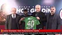 Çaykur Rizespor, Yeni Transferlerini Tanıttı