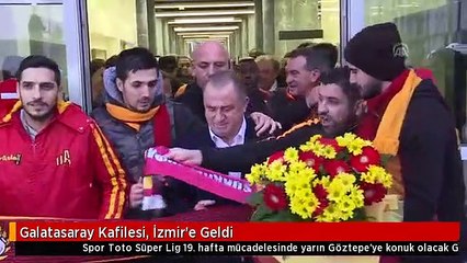 Galatasaray Kafilesi, İzmir'e Geldi