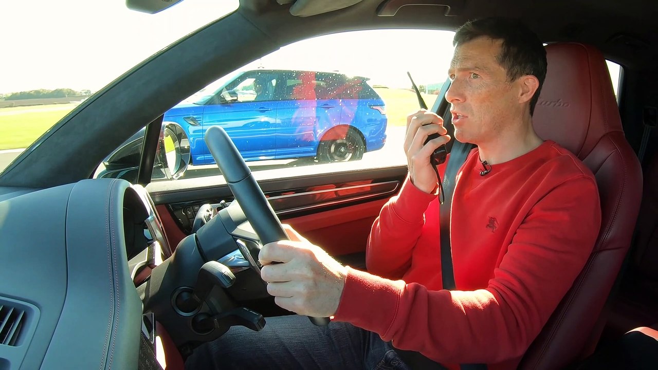 AMG G63 v Porsche Cayenne Turbo v Range Rover SVR: OFF-ROAD DRAG RACE