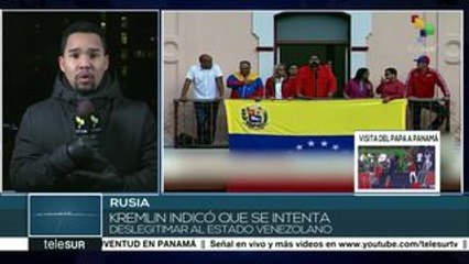 Pdte. ruso expresa su apoyo al gobierno legítimo de Nicolás Maduro