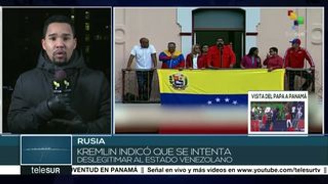 Pdte. ruso expresa su apoyo al gobierno legítimo de Nicolás Maduro