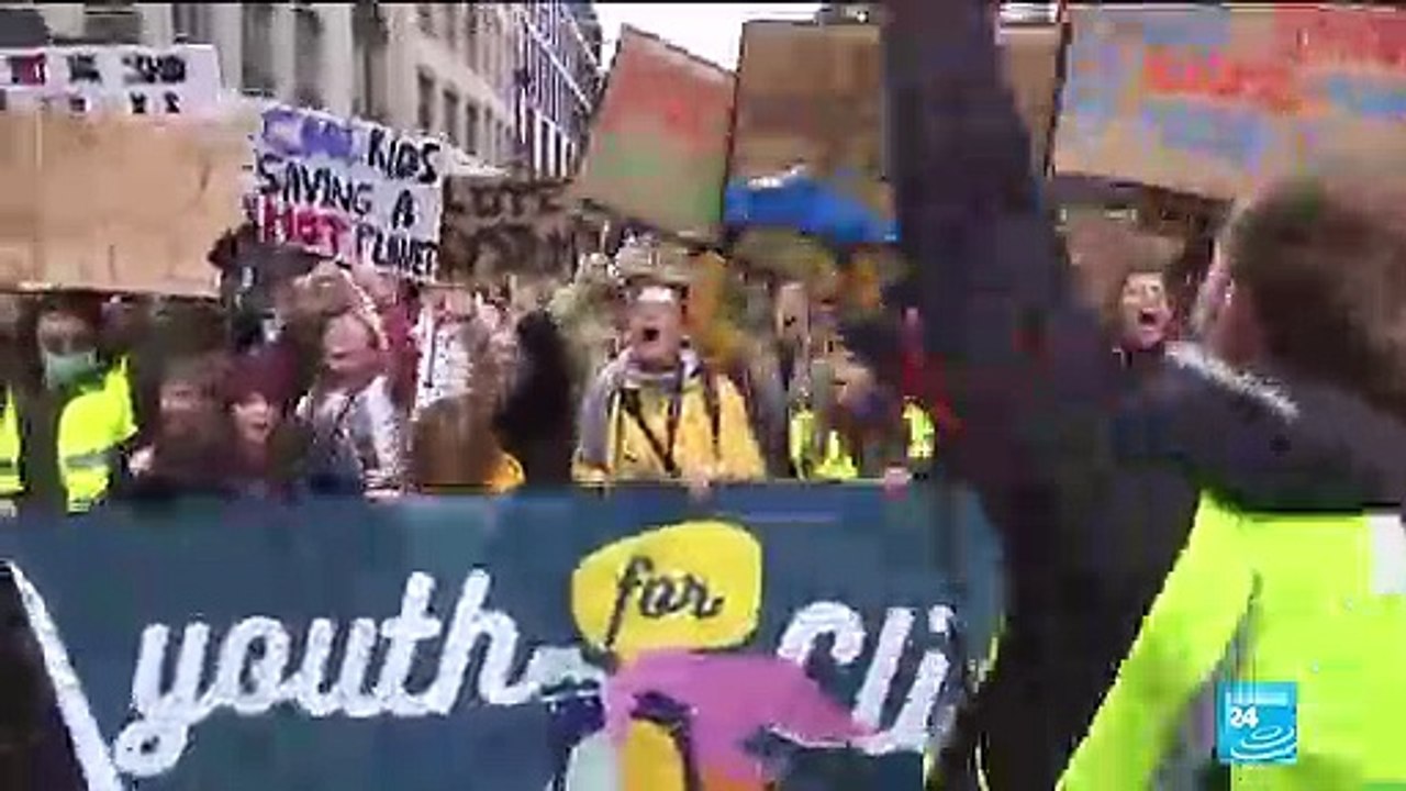 Belgian students skip school for the climate