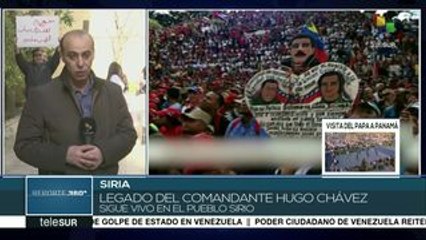 Pueblo sirio expresa su apoyo al gobierno venezolano