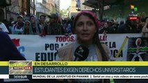 Colombia: estudiantes marchan para exigir que se desarticule el ESMAD