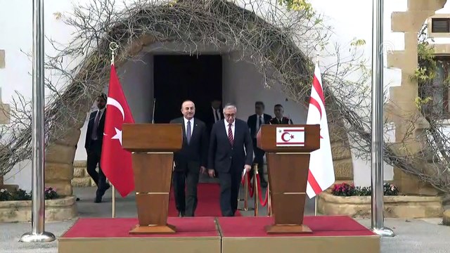 Çavuşoğlu-Akıncı ortak basın toplantısı - LEFKOŞA