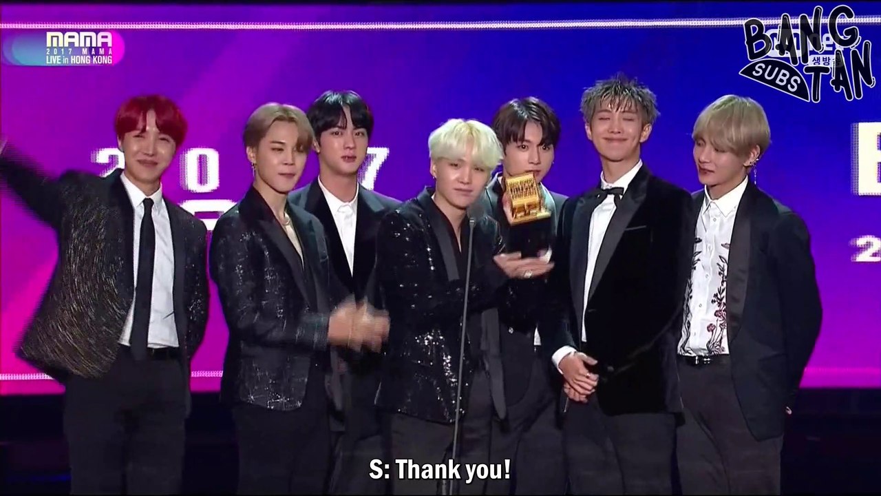[ENG] 171201 MAMA in Hong Kong - BTS Wins Award...