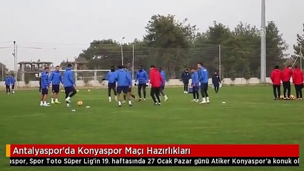Antalyaspor'da Konyaspor Maçı Hazırlıkları