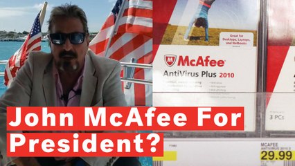 John McAfee Is Running For President—And Away From The Government