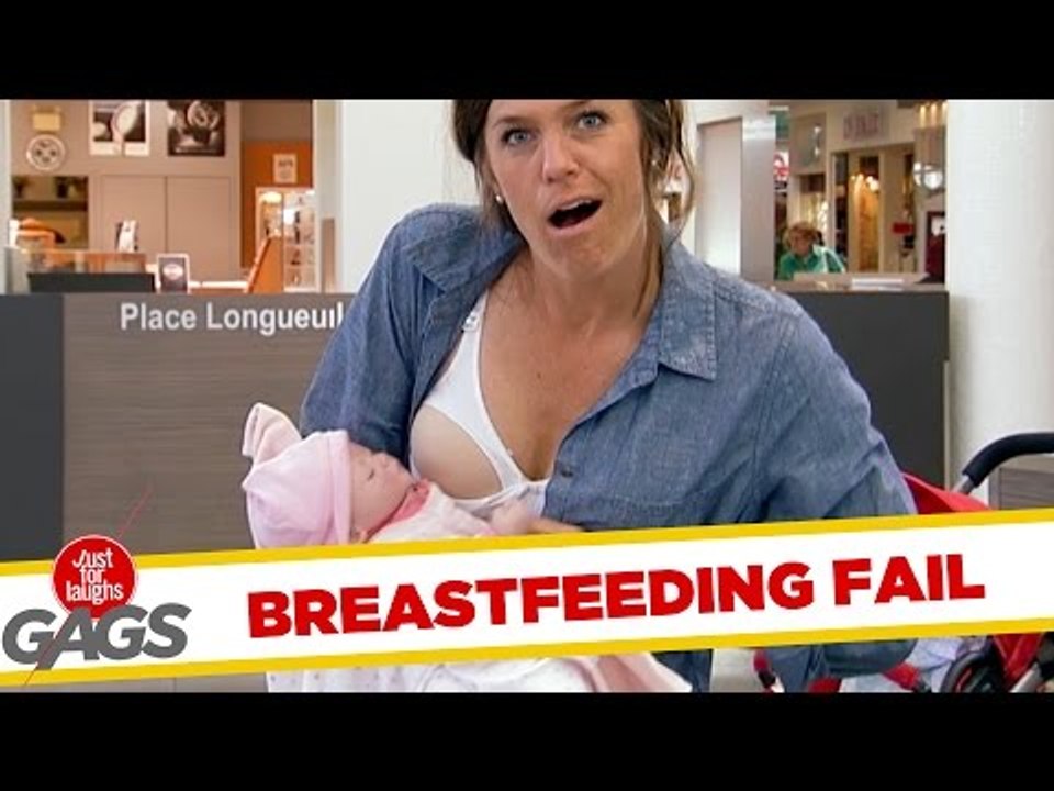 Public Breastfeeding Prank! Just For Laughs Gags video Dailymotion