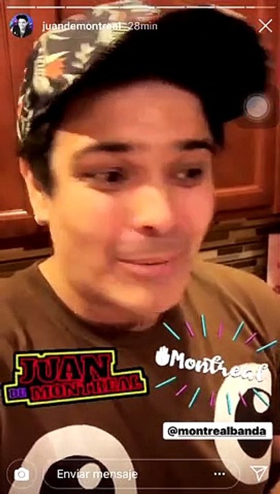 Juan de Montreal reacciona a su Sticker Personalizado de Instagram