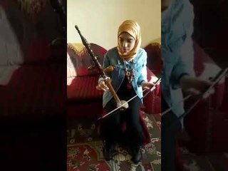 اول بنت فى مصر تعزف يانا يانا على الربابة هدير محسن