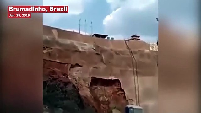 Watch: Dramatic Moment Mining Dam Collapses In Southeastern Brazil