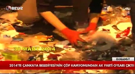 2014'te Çankaya Belediyesi'nin çöp kamyonundan AK Parti'nin oyları çıktı