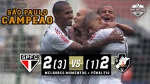 São Paulo 2 (3 x 1) 2 Vasco - Melhores Momentos + Pênaltis (HD) Copa São Paulo 25/01/2019