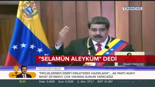 Maduro "Selamün Aleyküm" Diyerek Selamladı