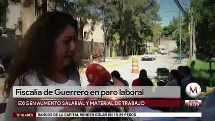 Fiscalia de Guerrero en paro laboral