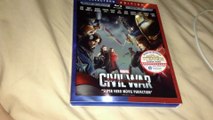 Captain America: Civil War 3D/Blu-Ray/Digital HD Unboxing