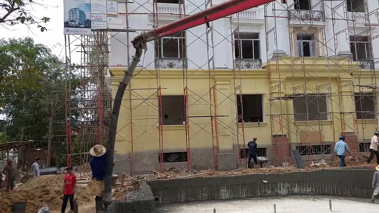 SEAPOOLVN -Phun bê tông cho Bể bơi -Hoàn thành xây dựng hồ bơi
