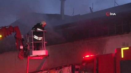 Plastik Geri Dönüşüm Fabrikasında Yangın