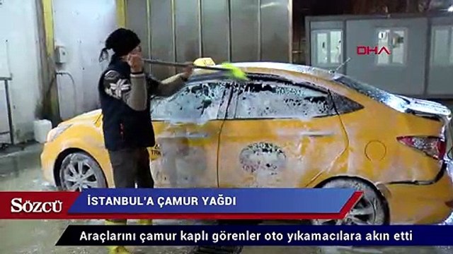 İstanbul’a çamur yağdı